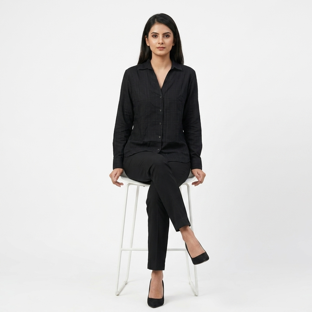 STYLISH BLACK SHIRT (L)