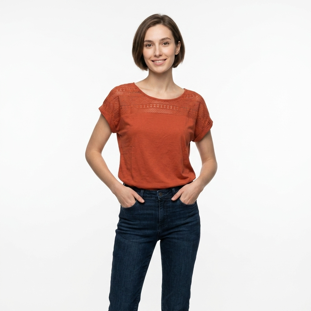 BRANDED GIRL'S TOP